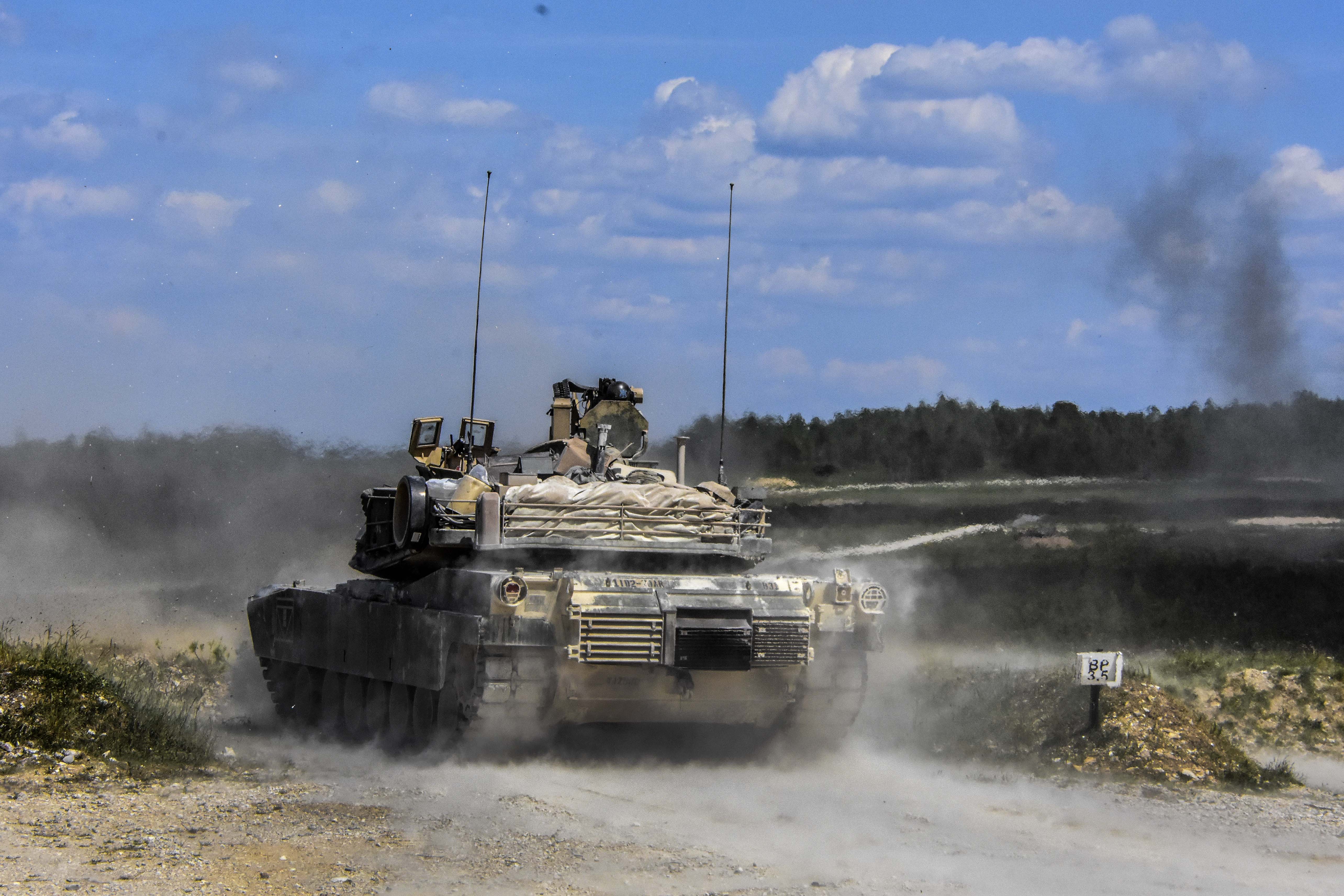 Main Battle Gun Firing