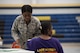 Capt. Nikita Dunbar, an Air National Guard critical-care nurse from the 187th Fighter Wing CERFP in Montgomery, Ala., takes a patient's blood pressure June 3, 2018 at the Alabama Wellness Innovative Readiness Training at Monroe County High School in Monroeville, Ala. Air Guardsmen from Alabama and Wisconsin were part of the joint force participating in the two-week training that provided no-cost health care to the citizens of lower Alabama. (US Air National Guard photo by Staff Sgt. Jared Rand).
