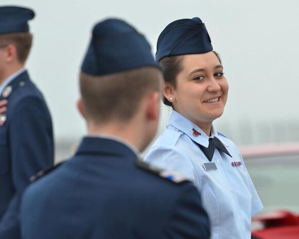 Emerson Dycus at a Civil Air Patrol function in Green Bay, Wisconsin.