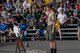 Austin Hawthorne, Boy Scouts Troop 45, salutes a wreath during a Memorial Day ceremony