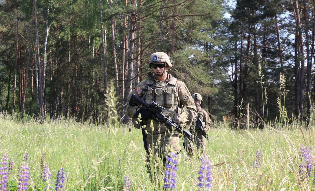 Soldiers from the 4th Squadron, 2d Cavalry Regiment