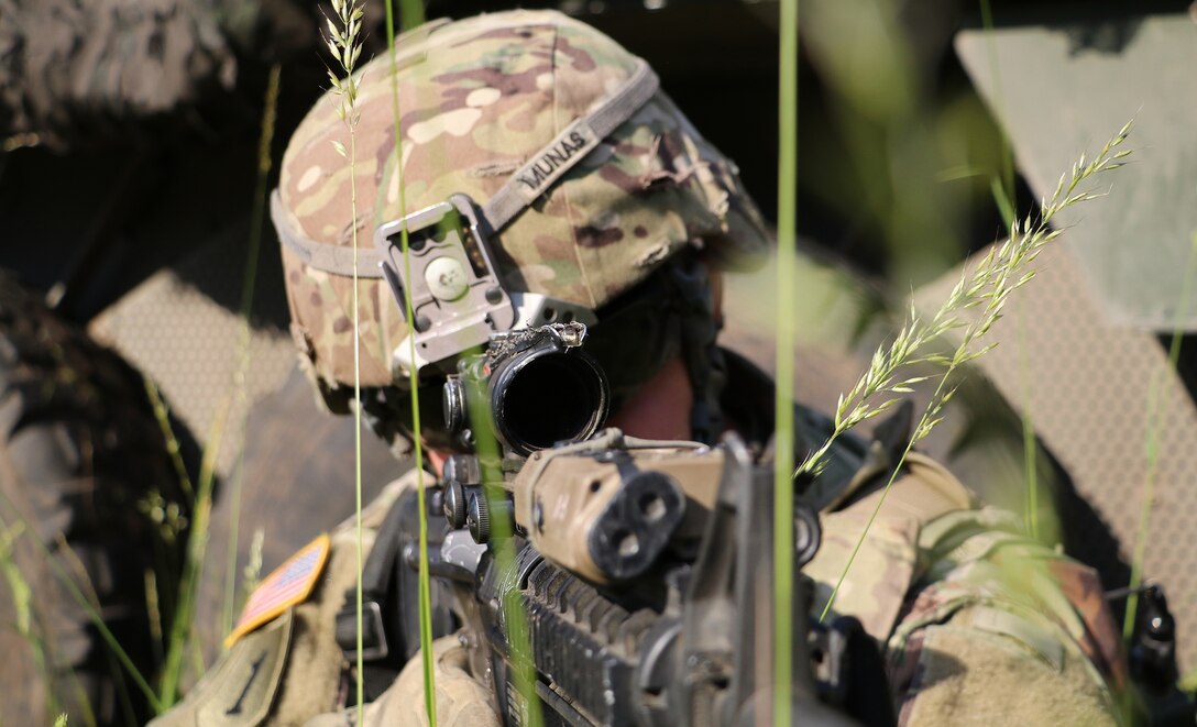 Soldiers from the 4th Squadron, 2d Cavalry Regiment