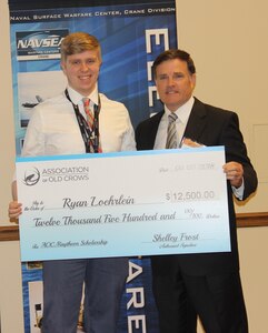 Ryan Loehrlein was selected by The Association of Old Crows (AOC) Educational Foundation (AEF) to receive a $12,500 scholarship to continue his education in a Science, Technology, Engineering and Math (STEM) field.