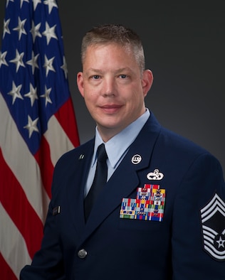 Chief Master Sgt. John Overturf, official photo, U.S. Air Force