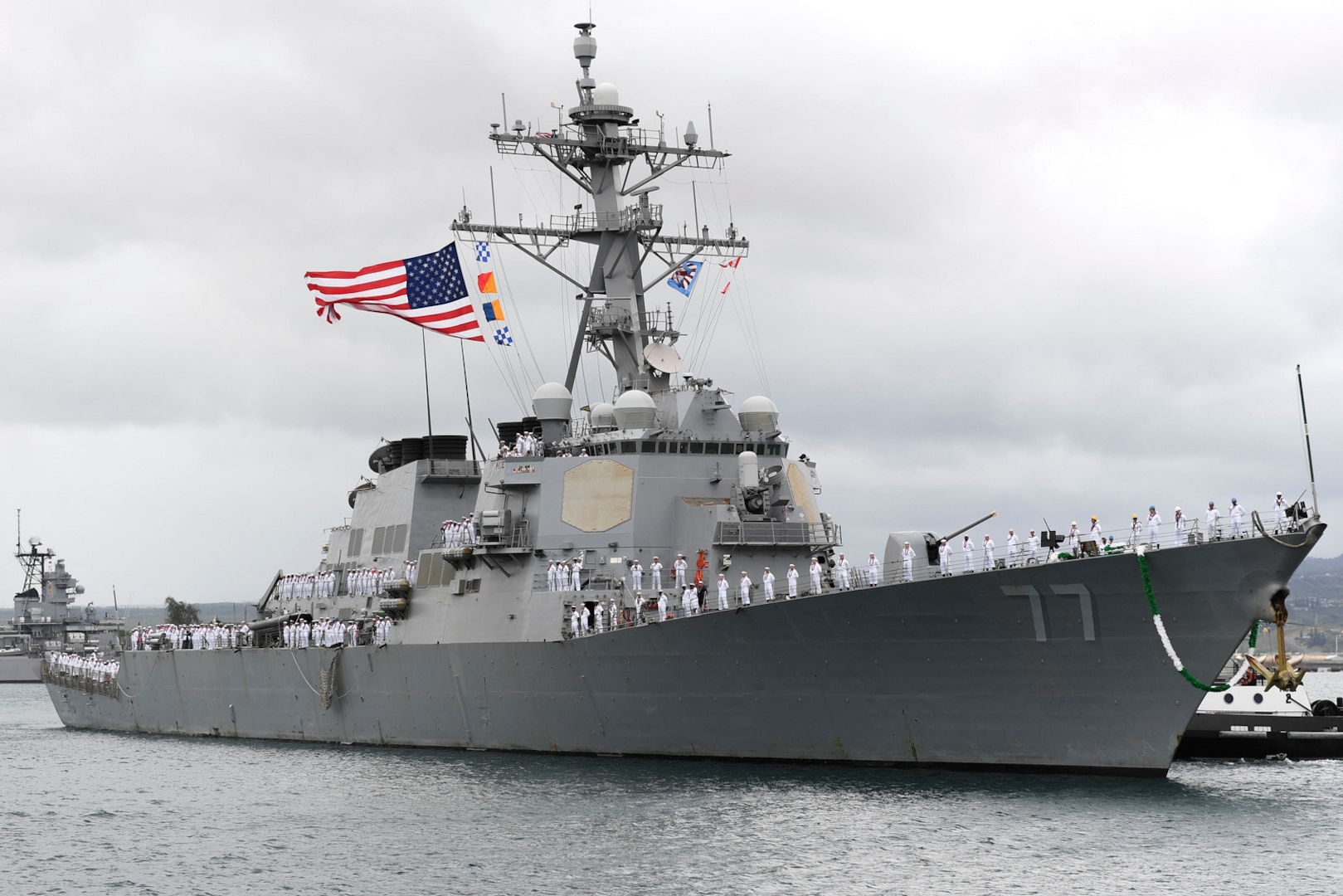 USS O’Kane returns to Pearl Harbor after deployment