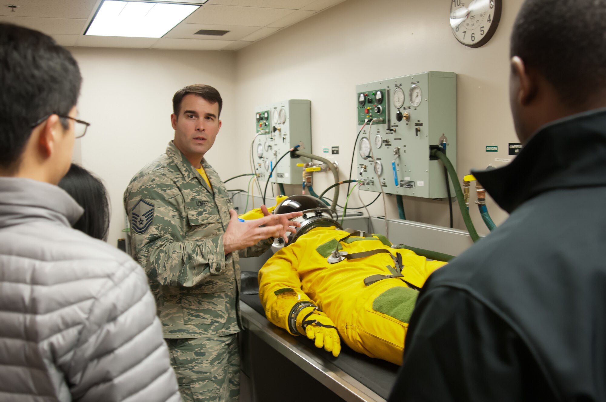 Stanford University students tour Beale Air Force Base as a part of the university's Hacking for Defense partnership.