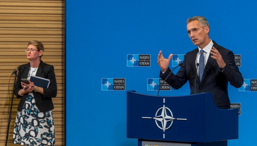 NATO is stronger than ever and upcoming initiatives will increase the alliance’s readiness capacity, NATO Secretary General Jens Stoltenberg told reporters at the alliance headquarters in Brussels, June 6, 2018. Stoltenberg briefed reporters on the upcoming June 7-8 meeting of NATO defense ministers in Brussels. NATO photo