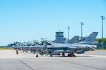 The Colorado Air National Guard flew F-16 Fighting Falcons to Amari Air Base in Estonia to participate for the first time in Saber Strike 18 a multinational and U.S. multi-service exercise that will be conducted June 3-15, 2018, at locations throughout the Baltic region and Poland. This is the eighth iteration of the long-standing U.S. Army Europe-led cooperative training exercise focusing on improving land and air operational capabilities.
