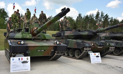 French, German, Swedish, U.K. and U.S. tanker platoons