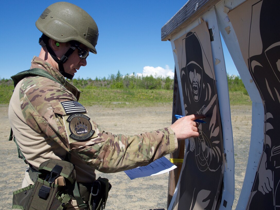 Alaska Air National Guardsmen participate in the 2018 TAG Match.