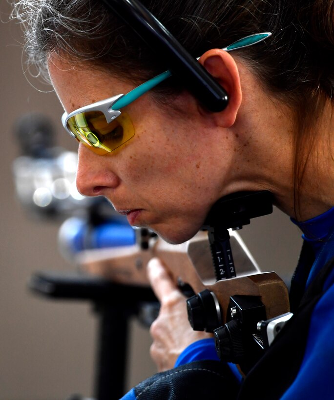 LtCol Audra Lyons at the 2018 Wounded Warrior Games.