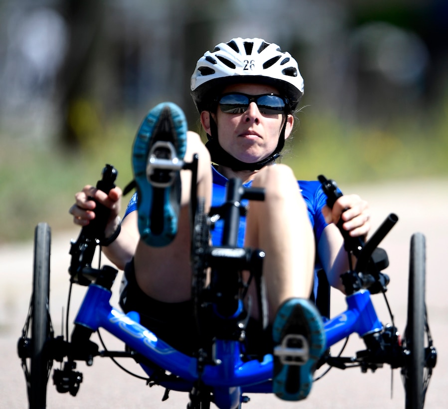 LtCol Audra Lyons at the 2018 Wounded Warrior Games.