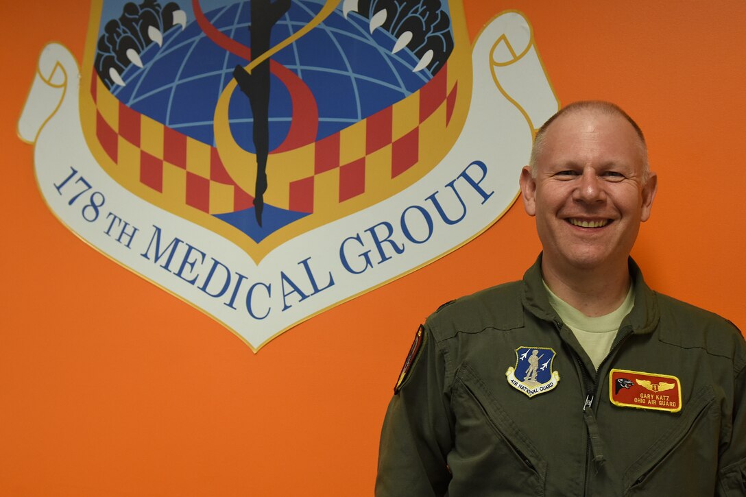 Lt. Col. Gary Katz, a flight surgeon assigned to the 178th Medical Group, owns a medical staffing agency in addition to fulfilling his Air National Guard duties. Katz’s innovative attitude exemplifies the diversity of the U.S. military that gives it a strategic advantage in achieving mission success.