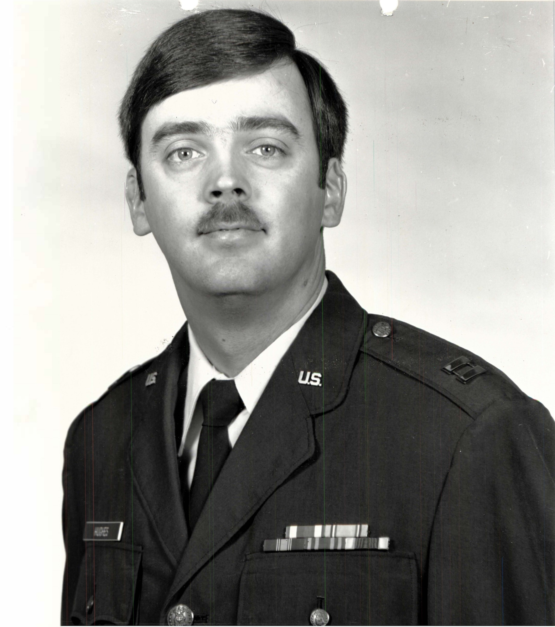 Capt. William Howard Hughes, Jr. was formally declared a deserter by the Air Force in 1983. He was apprehended by AFOSI SAs from Detachment 303, Travis AFB, Calif., where he's awaiting pre-trial confinement. (U.S. Air Force photo)
