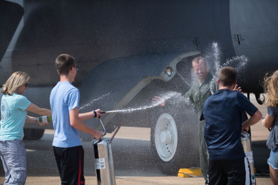 Col. Neuman's final flight