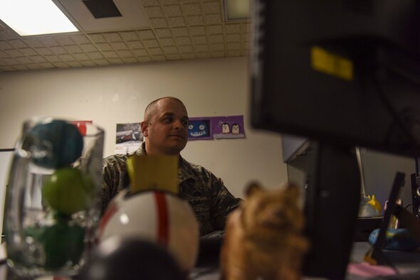 Rank and Name: Tech. Sgt. Michael Hopkins
Duty Title: 354th Maintenance Group, maintenance training section instructor
Hometown: Gibbon, Nebraska