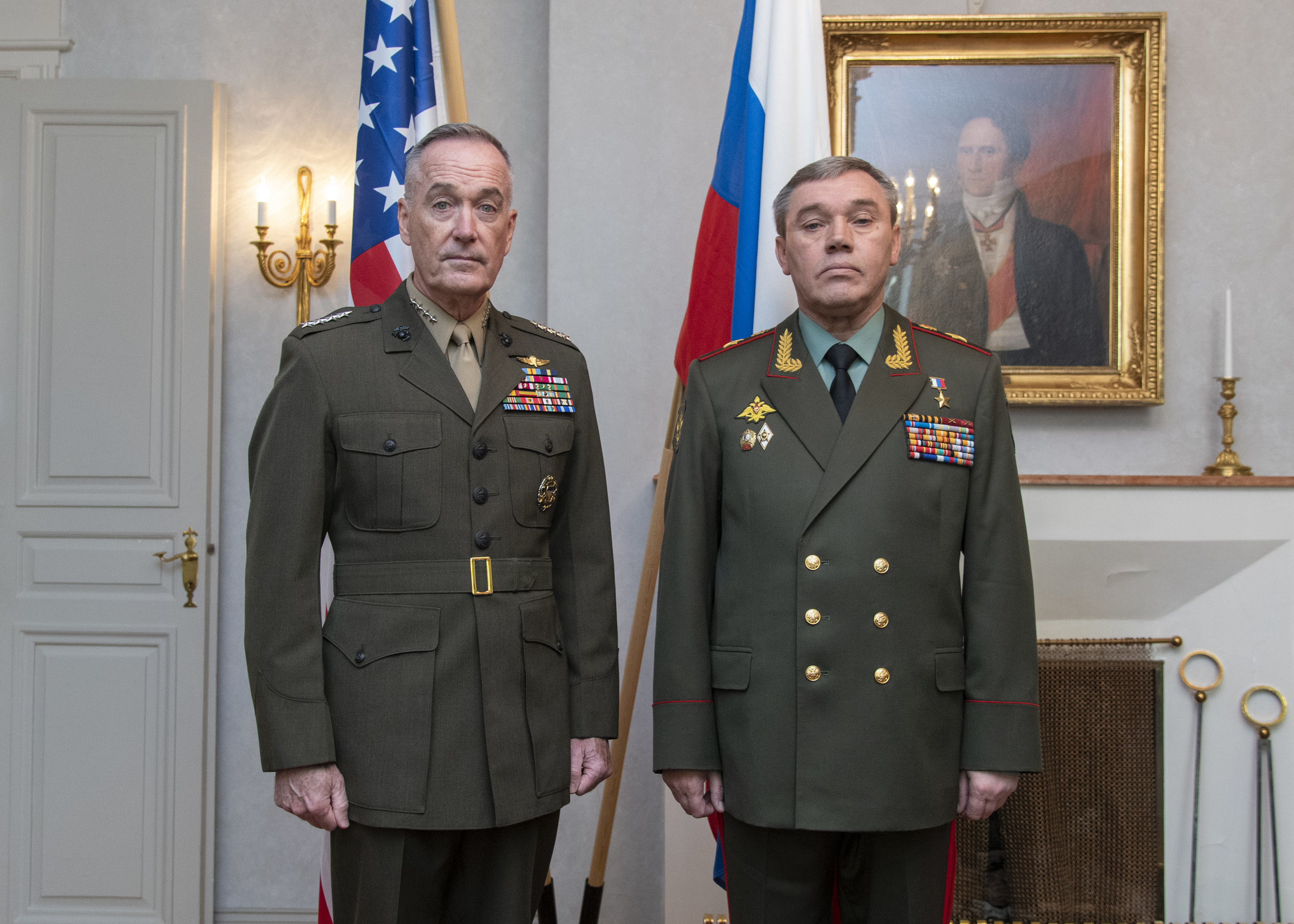 CJCS meets with Russian counterpart