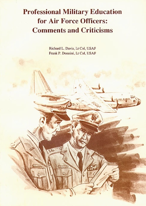 Book Cover - Professional Military Education for Air Force Officers