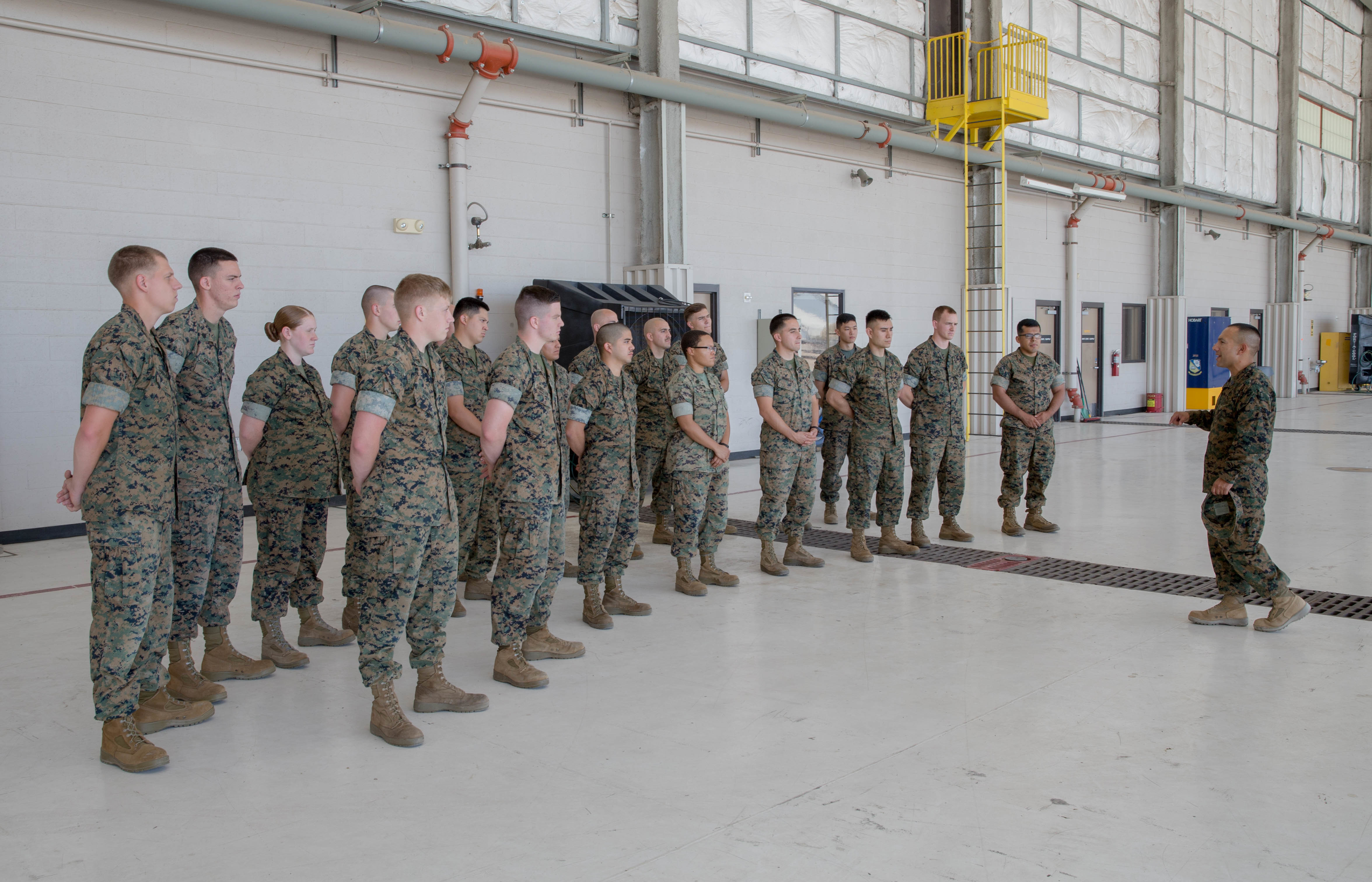 Marine Air Ground Task Force 23 senior leaders visit Marines with