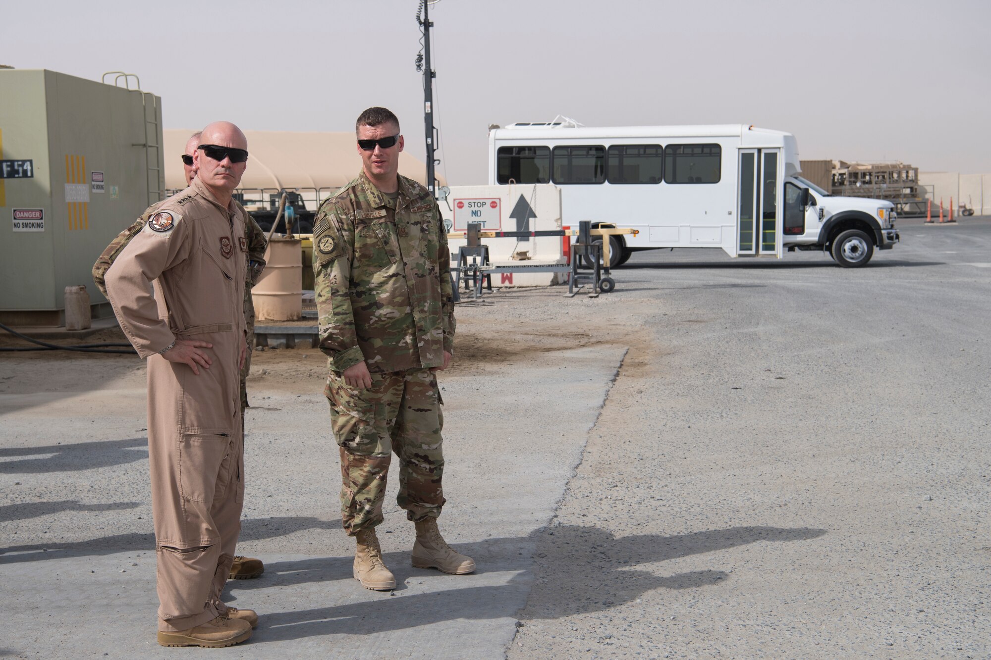 AMC commander stops by The Rock