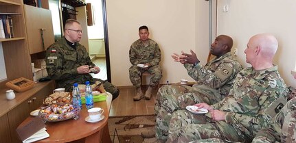 Army Reserve Soldiers build relationship with Polish civil leaders - Saber Strike 18