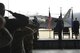 U.S. Air Force Col. Michael Gerock, commander of the 145th Airlift Wing (AW), receives a final salute from members of the unit during a Change of Command Ceremony held at the North Carolina Air National Guard Base, Charlotte Douglas International Airport, June 9, 2018. Gerock will will relinquish command to Col. Bryony Terrell who is the the first female commander for the 145th AW.