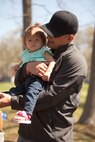 During the event there were activities for the whole family, food and an opportunity to create a human ribbon to recognize the Purple Ribbon Campaign, supporting Domestic Violence Awareness month. (Official USMC Photos by Sgt. Ryan M. Heintzelman)