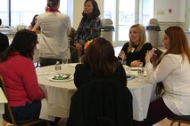 Chemical Biological Incident Response Force family readiness team, with the assistance of Marine Corps Community Services Henderson Hall, hosted a Spouse Meet and Greet at the Mix House aboard Naval Support Facility Indian Head, April 17, 2018.  (Official USMC Photos by Staff Sgt. Santiago G. Colon Jr.)