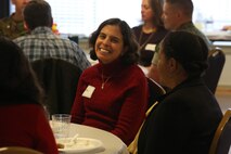 Chemical Biological Incident Response Force family readiness team, with the assistance of Marine Corps Community Services Henderson Hall, hosted a Spouse Meet and Greet at the Mix House aboard Naval Support Facility Indian Head, April 17, 2018.  (Official USMC Photos by Staff Sgt. Santiago G. Colon Jr.)