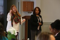 Chemical Biological Incident Response Force family readiness team, with the assistance of Marine Corps Community Services Henderson Hall, hosted a Spouse Meet and Greet at the Mix House aboard Naval Support Facility Indian Head, April 17, 2018.  (Official USMC Photos by Staff Sgt. Santiago G. Colon Jr.)