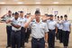 Col. Beth Makros assumes command of the 608th Air Operations Center, during a change of command ceremony at Barksdale Air Force Base, La., June 8, 2018.