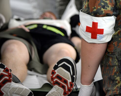In an effort to advance combat readiness, the 86th Medical Group conducted Exercise Maroon Surge on Ramstein Air Base, Germany, June 4 through June 11.