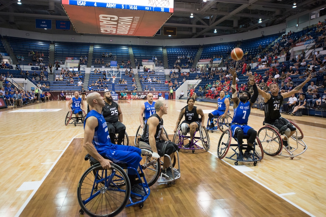 Army defeats Air Force to win gold in wheelchair basketball, the final event of the 2018 DoD Warrior Games.