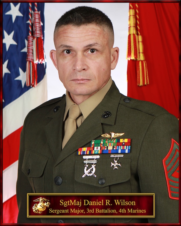 SgtMaj Daniel R. Wilson > 1st Marine Division > Biography