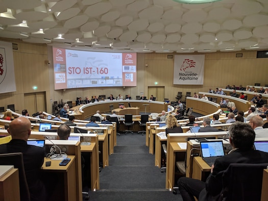 Deputy Assistant Secretary of the Air Force for Operational Energy, Roberto Guerrero, leads senior leader discussion at the NATO Big Data and Artificial Intelligence Specialists Meeting, Bordeaux, France, June 1, 2018.