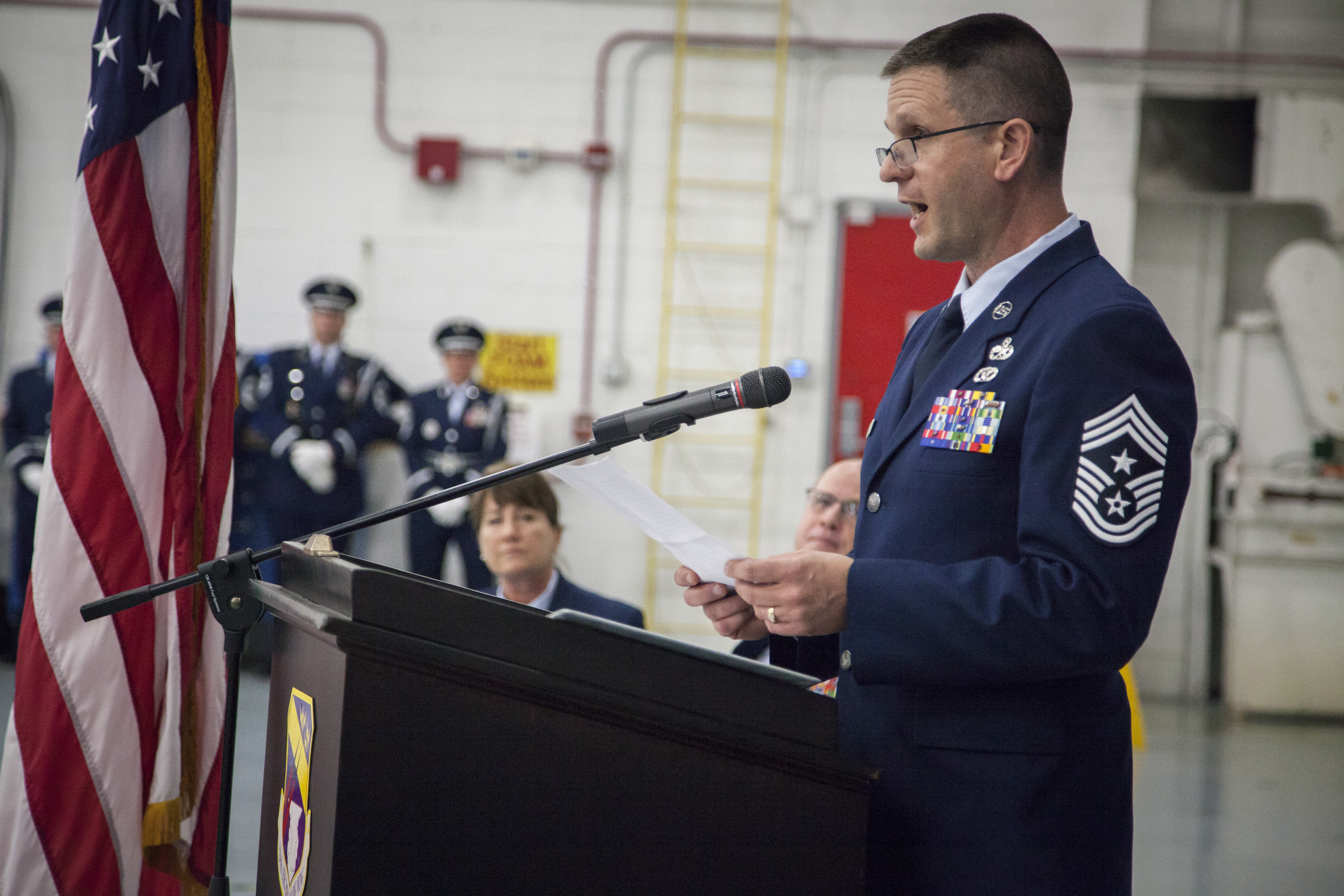 Command Chief Bacik passes on legacy > 128th Air Refueling Wing ...
