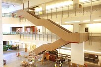 Physical construction on the atrium in U.S. Strategic Command’s (USSTRATCOM) new Command and Control Facility continues at Offutt Air Force Base, Neb.