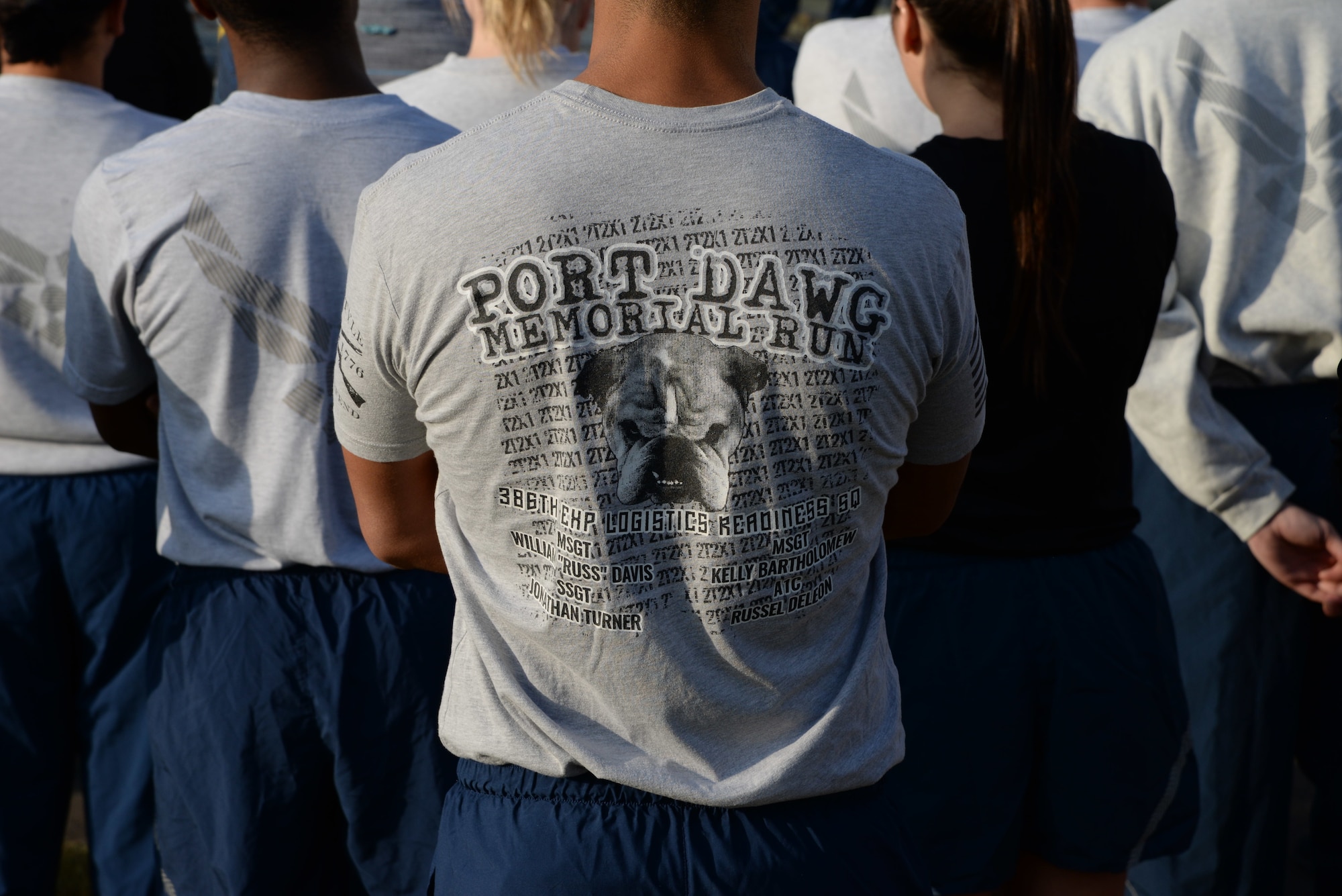 Each year, the third Friday in May is recognized as National Defense Transportation Day. Members of the Air Force air transportation community, commonly referred to as “Port Dawgs,” come together to remember fallen Port Dawgs and the contributions they have given to the Air Force.