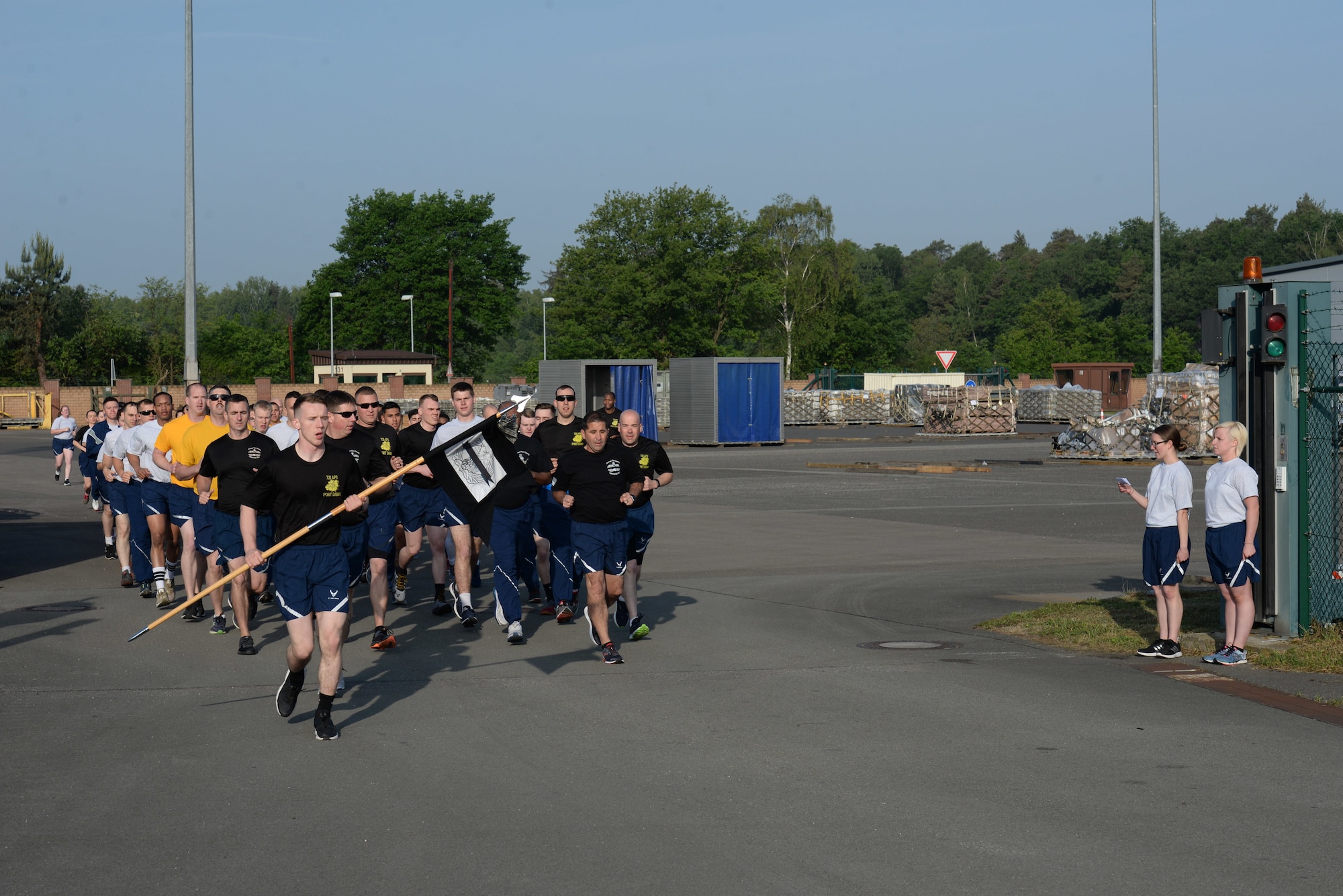 Each year, the third Friday in May is recognized as National Defense Transportation Day. Members of the Air Force air transportation community, commonly referred to as “Port Dawgs,” come together to remember fallen Port Dawgs and the contributions they have given to the Air Force.