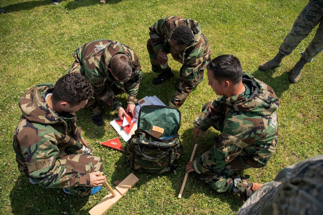 Airmen prepare to perform post-attack reconnaissance.