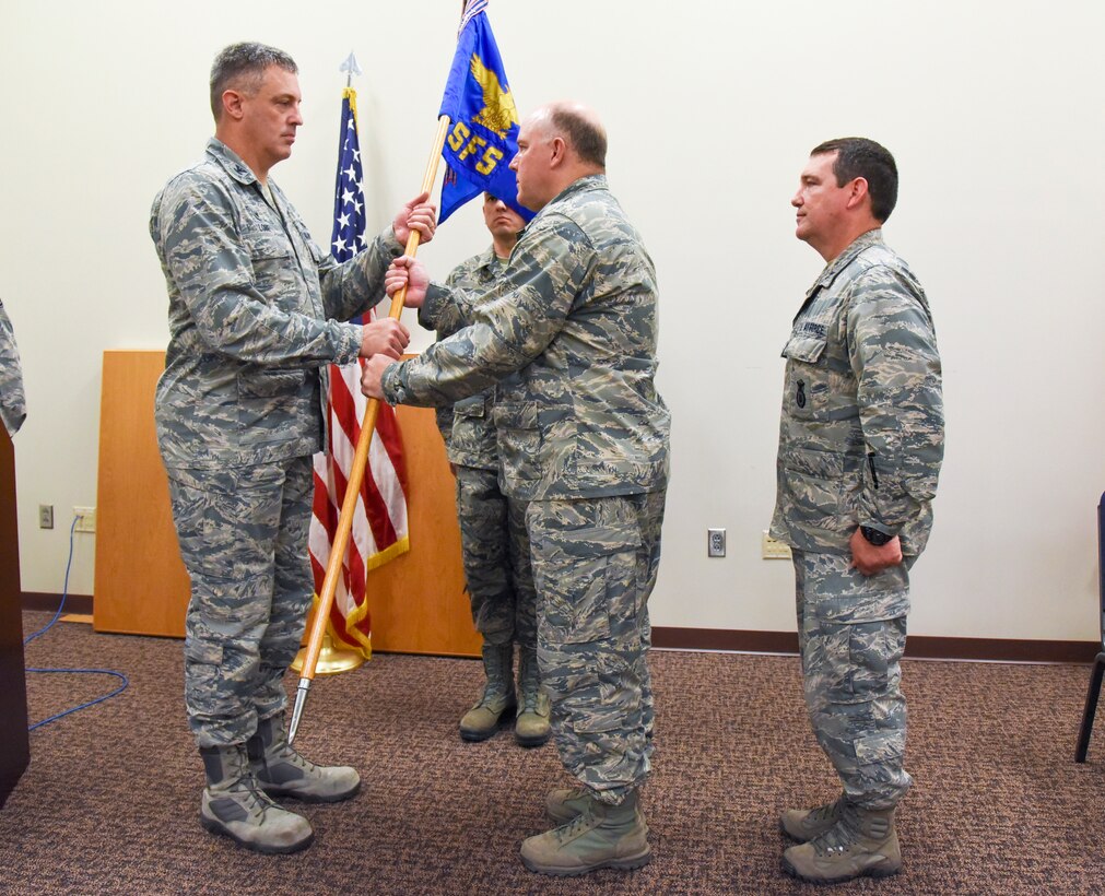 Security Forces Squadron Conducts Change of Command Ceremony