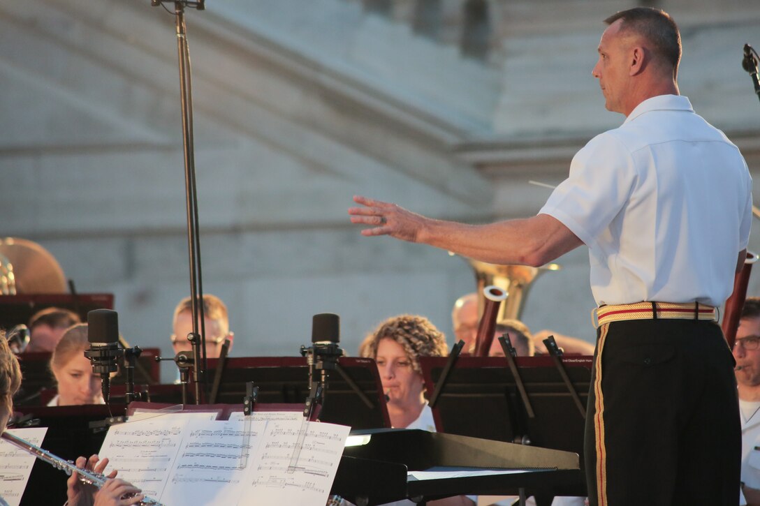 Marine Band on the West Terrace of the U.S. Capitol