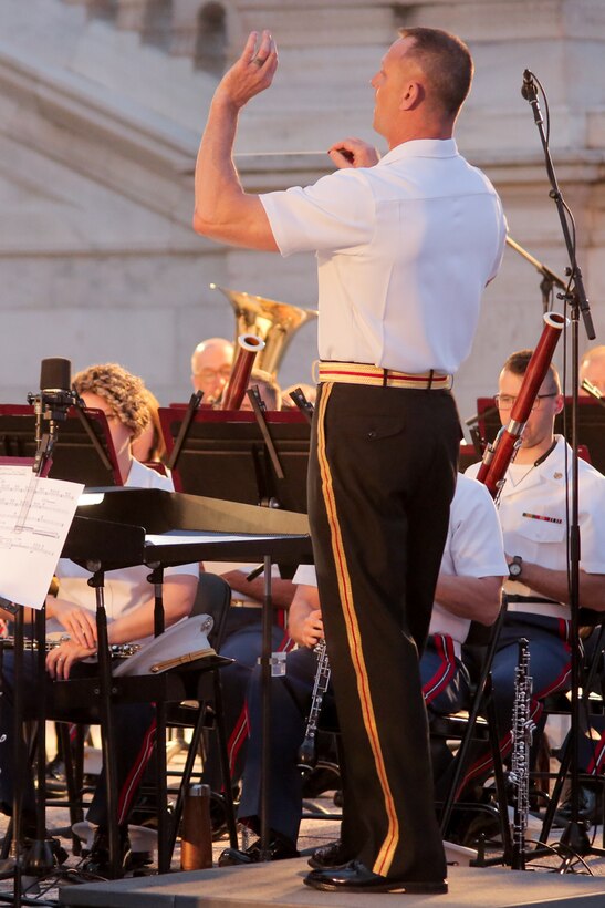 Marine Band on the West Terrace of the U.S. Capitol