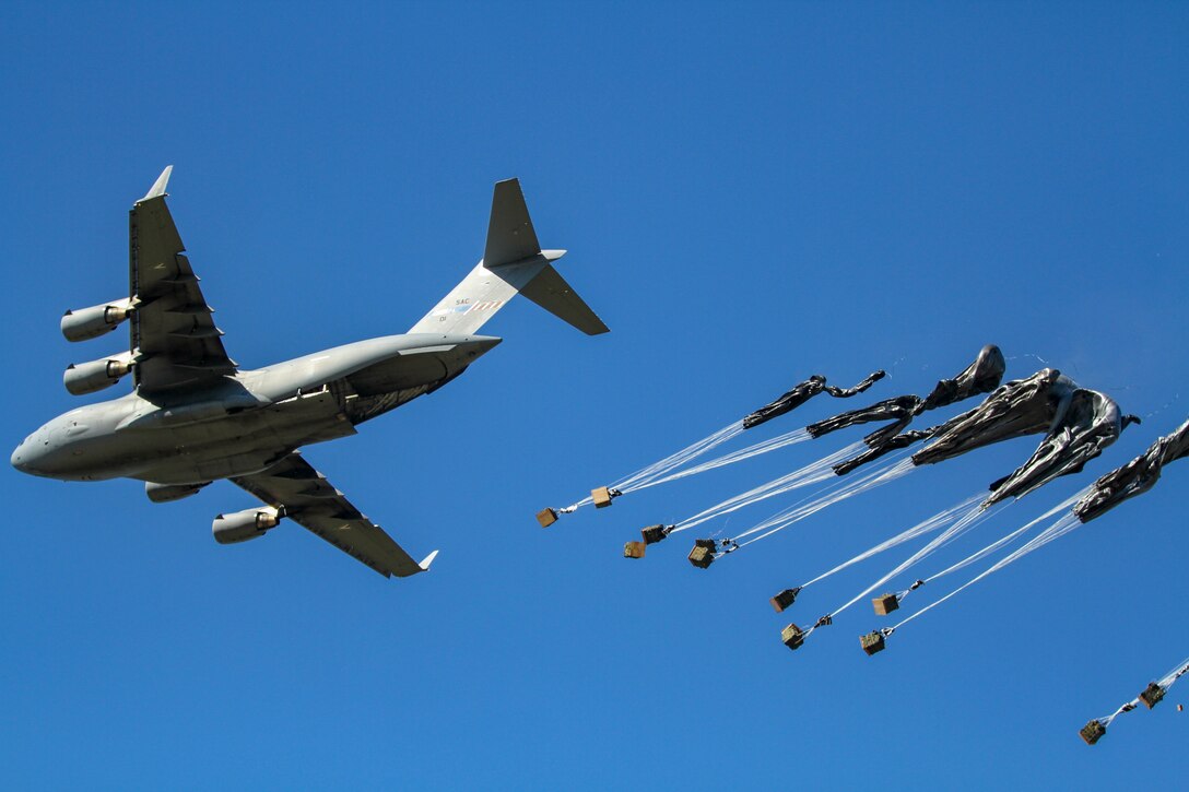 Parachutes carrying