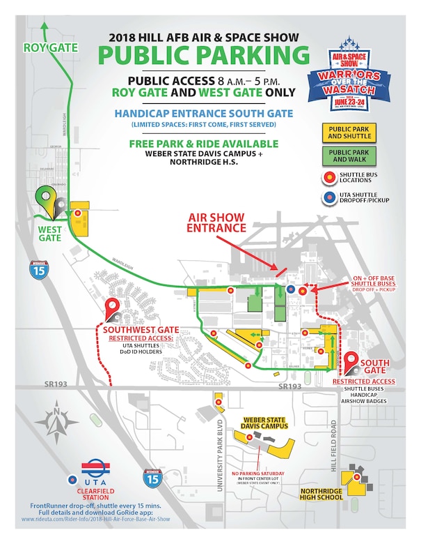 UTA offers special fares for Hill Air Show > Hill Air Force Base