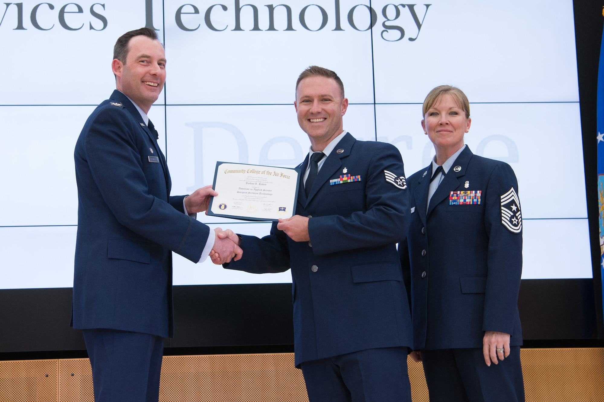 ‘A great stepping stone’: 16 Airmen graduate CCAF > U.S. Air Force ...