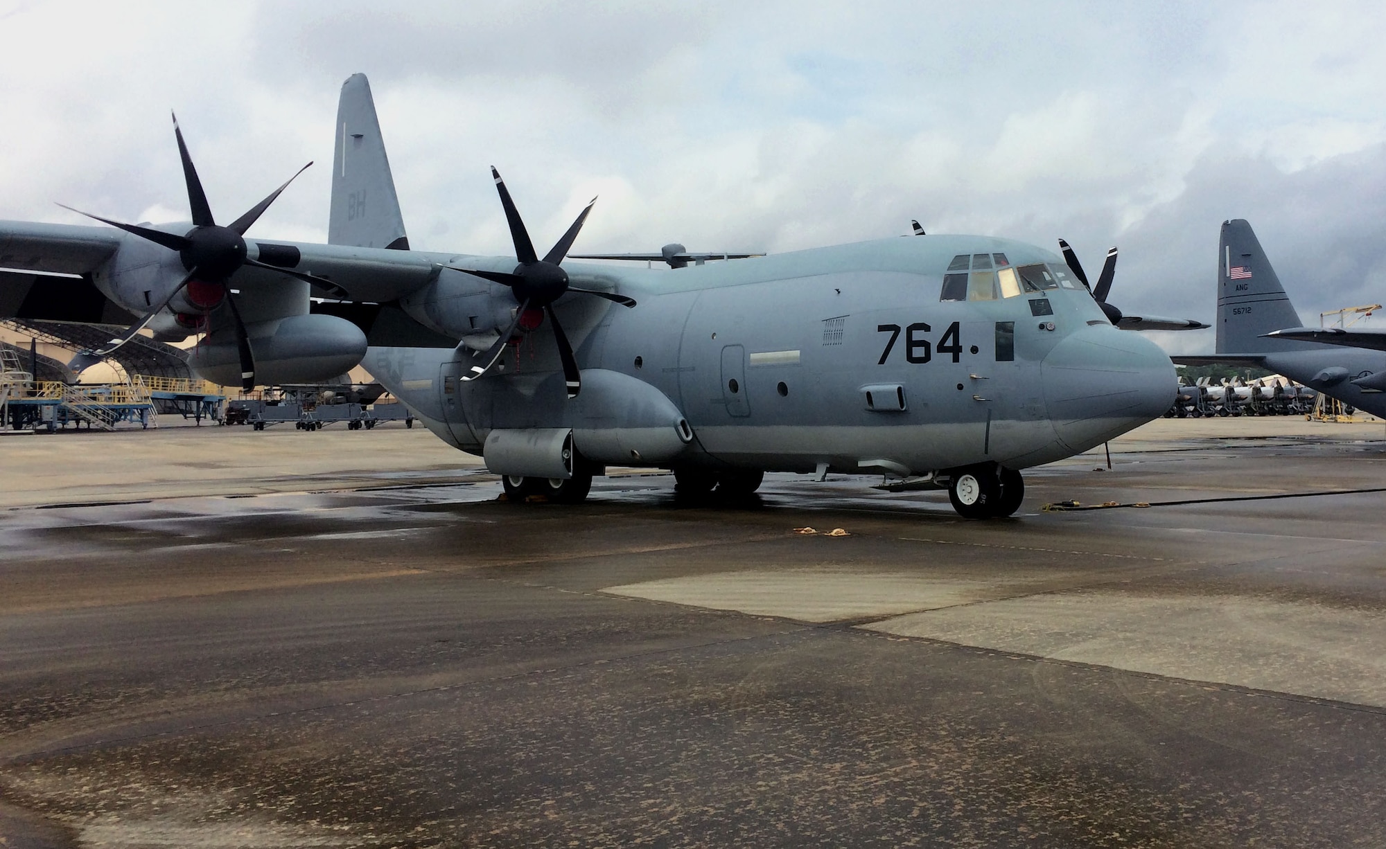 First U.S. Navy C-130 airframe has arrived at Robins Air Force Base under new workload
