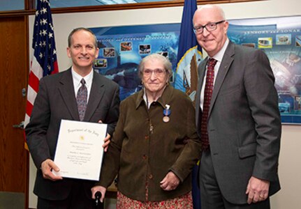 NUWC Newport employee with 60 years of federal service receives Meritorious Civilian Service Award