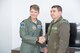 Col. Colleen McBratney, 355th Aerospace Medicine Squadron Commander, Davis-Monthan AFB, Ariz., poses for a photo with Chilean Air Force Commander Claudio Montiglio during a health services administration subject matter expert exchange with the Chilean air rorce at the Hospital Clínico, Santiago, June 4-8. Key U.S. and Chilean air force military health specialists discussed ways to improve medical administration practices, marking the first time this type of exchange has taken place in Chile. (U.S. Air Force photo by Staff Sgt. Danny Rangel)