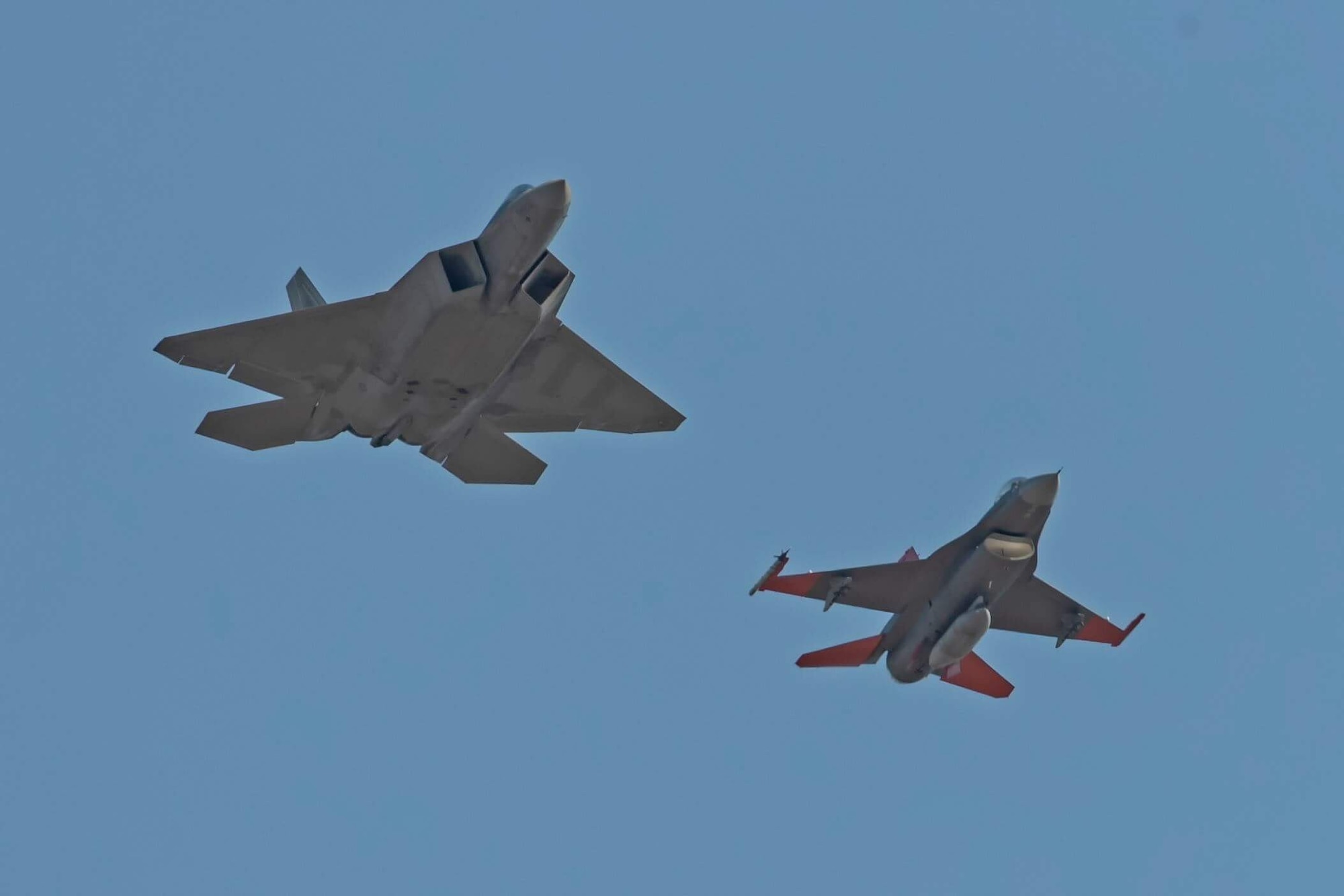 325th Fighter Wing, Father and son fighter pilots, F-22 Raptor, QF-16 Aerial Target